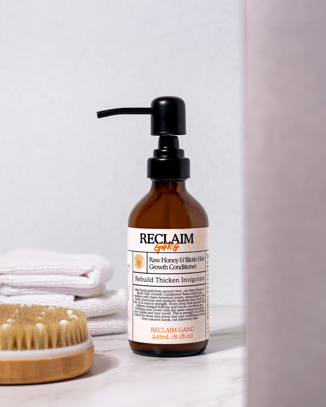 Reclaim Gang products for a daily hair routine