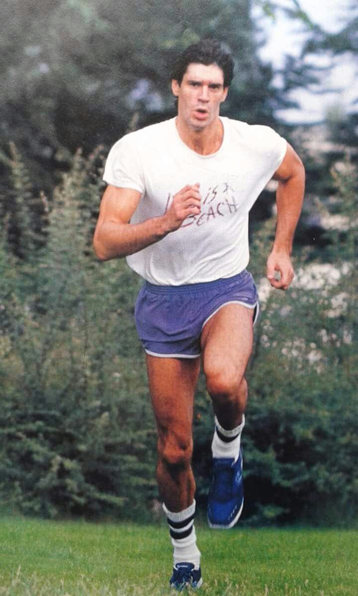Man in recovery after the sauna