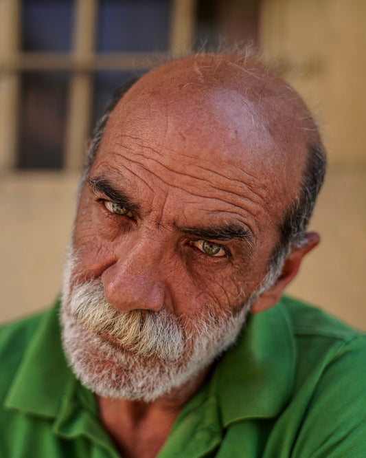 Man researching azelaic acid for hair loss